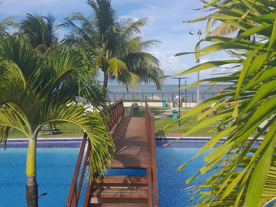 Апартаменты Flat Fantastico Na Beira Mar Em Тамандаре Экстерьер фото