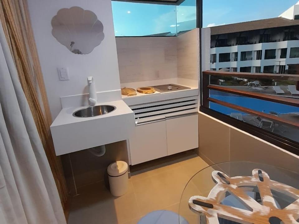 Апартаменты Flat Fantastico Na Beira Mar Em Тамандаре Экстерьер фото