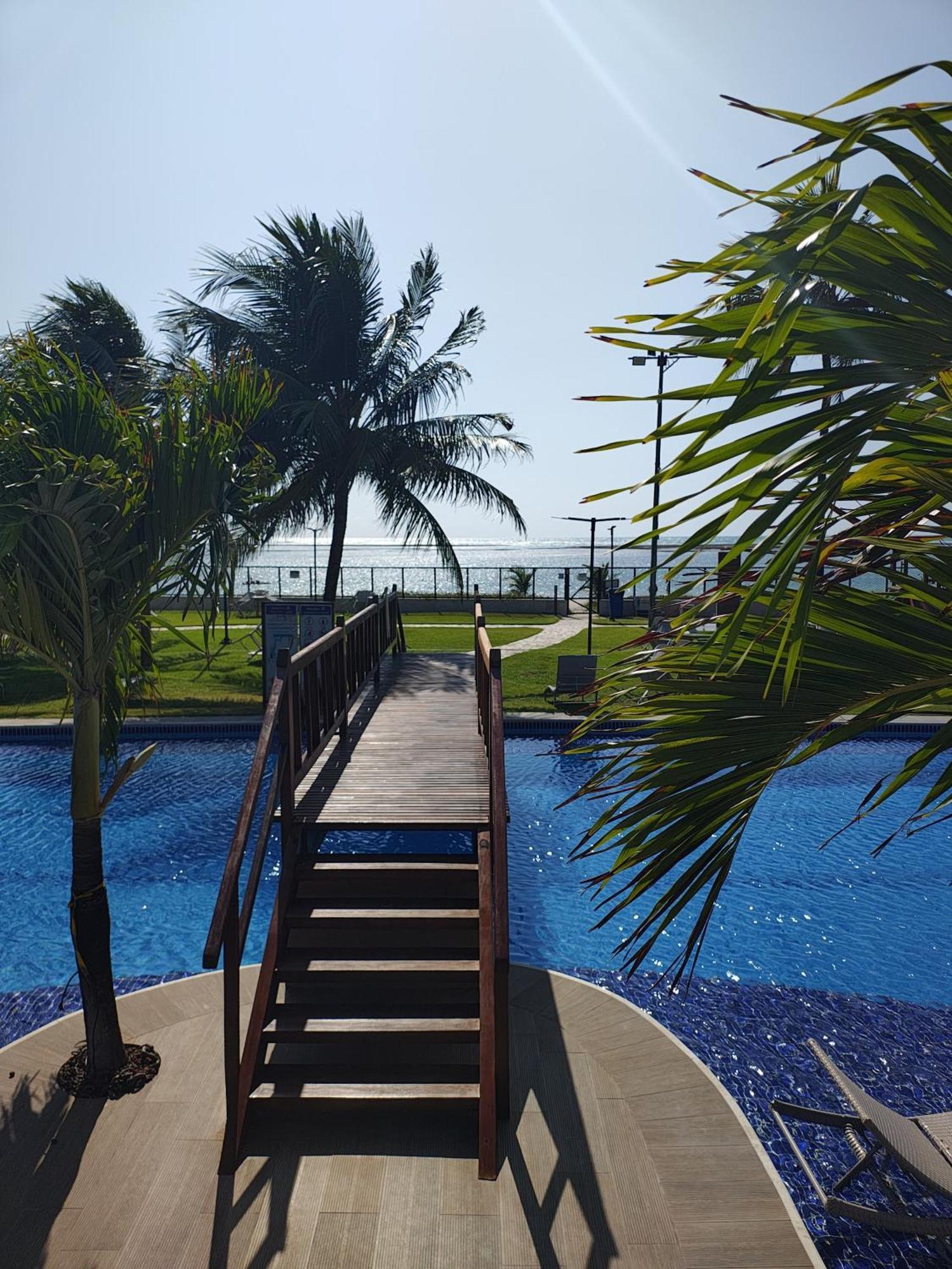 Апартаменты Flat Fantastico Na Beira Mar Em Тамандаре Экстерьер фото