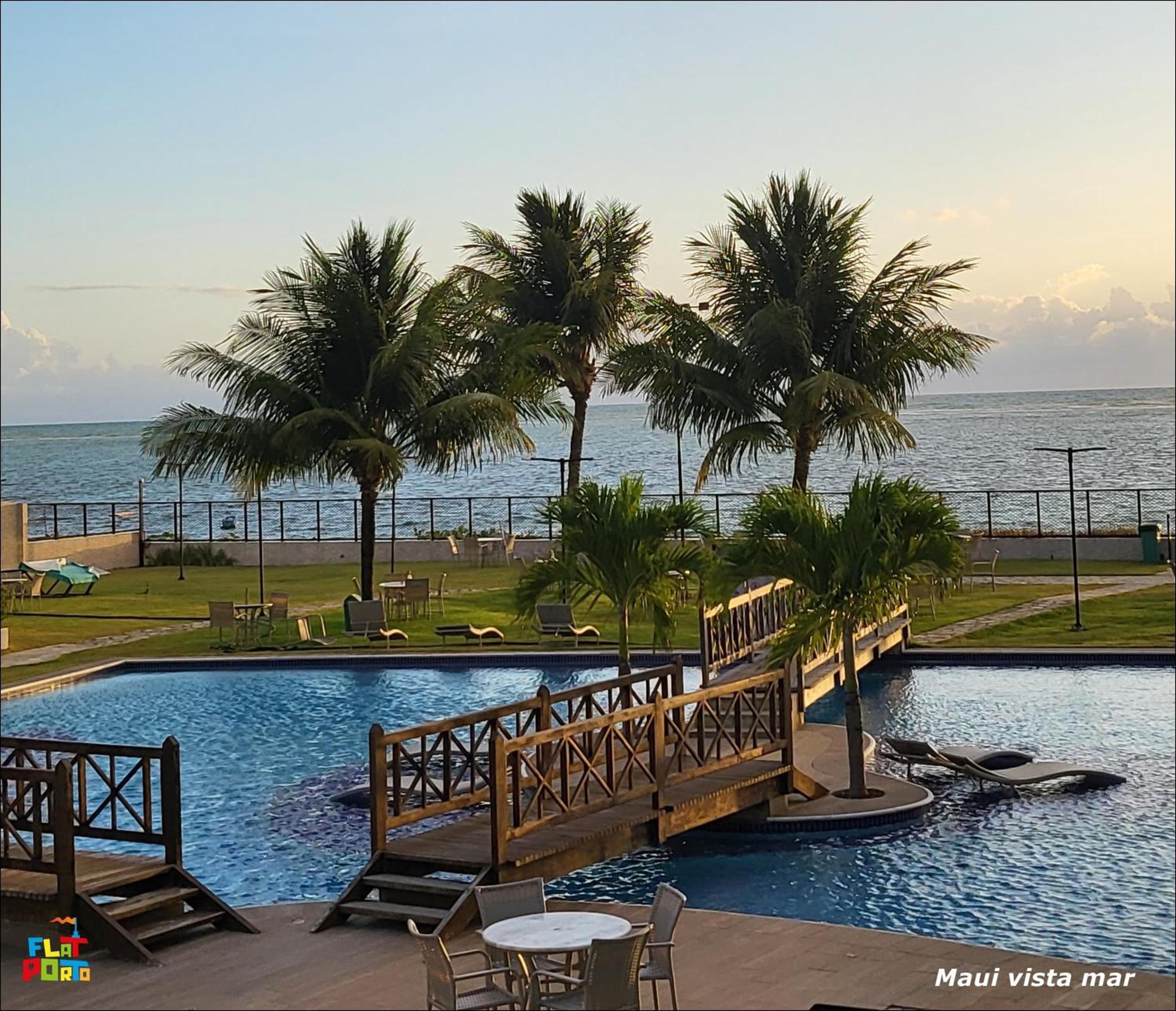 Апартаменты Flat Fantastico Na Beira Mar Em Тамандаре Экстерьер фото